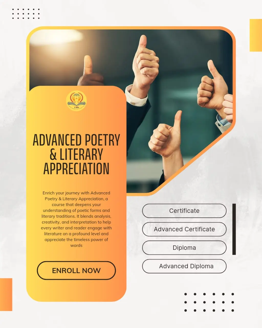 Advanced Poetry & Literary Appreciation