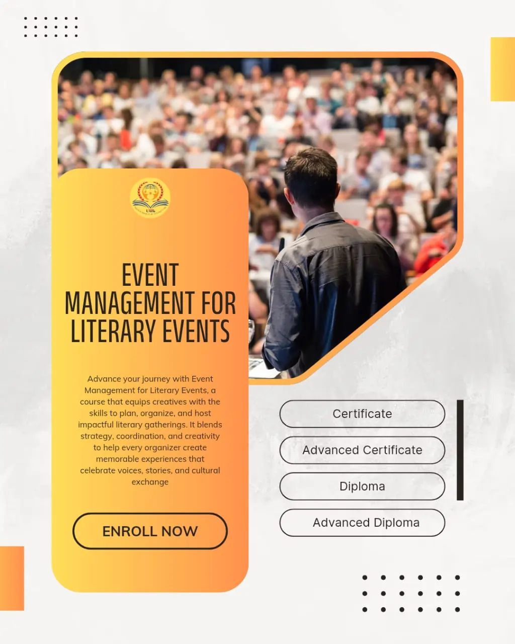 Event Management for Literary Events