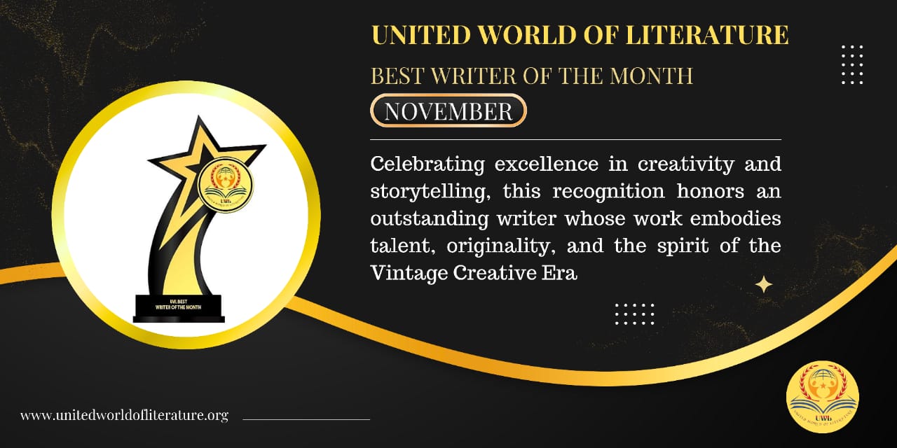 Best Writer Of The Month (November 2025)