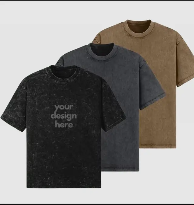 UWL  Dan Oversize Vintage Acid wash T-shirt