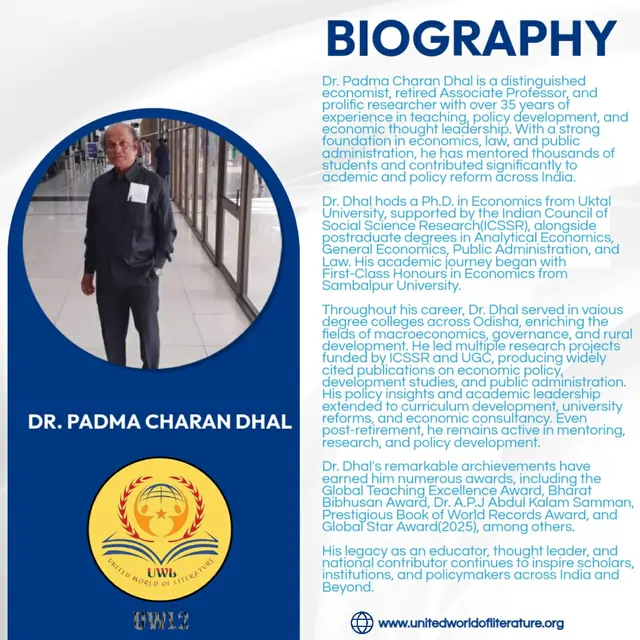 DR. PADMA CHARAN DHAL
