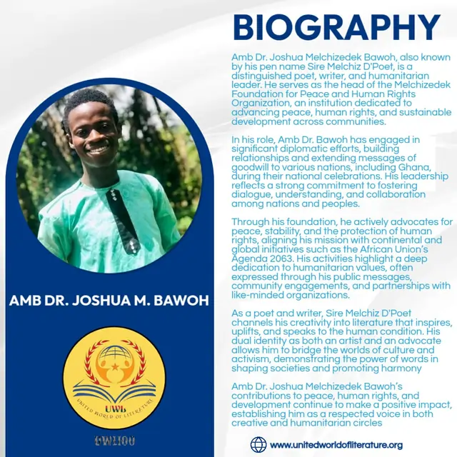 AMB DR. JOSHUA M. BAWOH