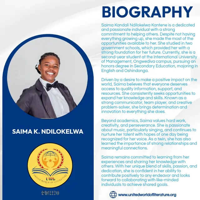 SAIMA K. NDILOKELWA
